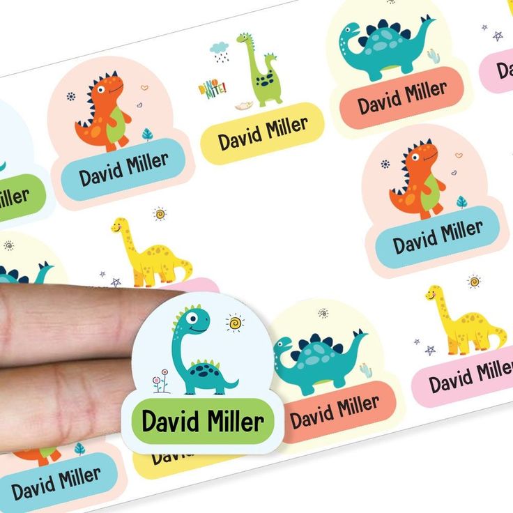Custom Name Labels for School & Daycare _ Dishwasher Safe